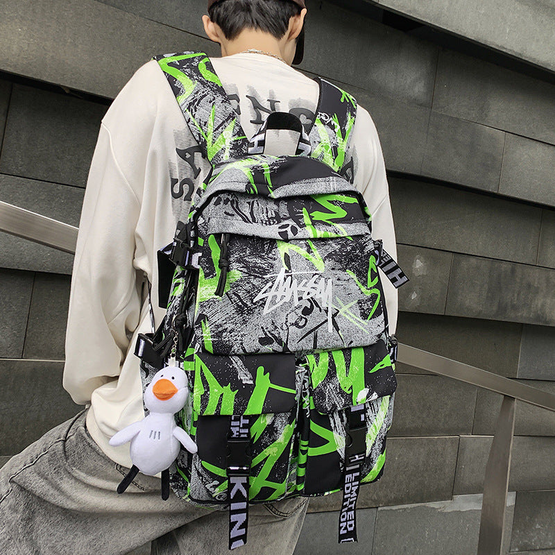 Women's & Men's Large Capacity Iti Trendy Computer Leisure Backpack