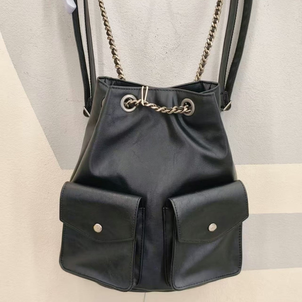 Women's Vintage Leather Classic Style Back Women's Backpack