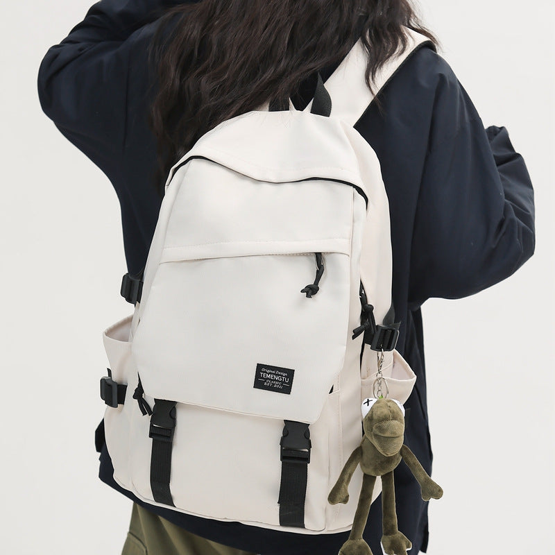 Men's Fashion Early High College Couple Class Leisure Backpack