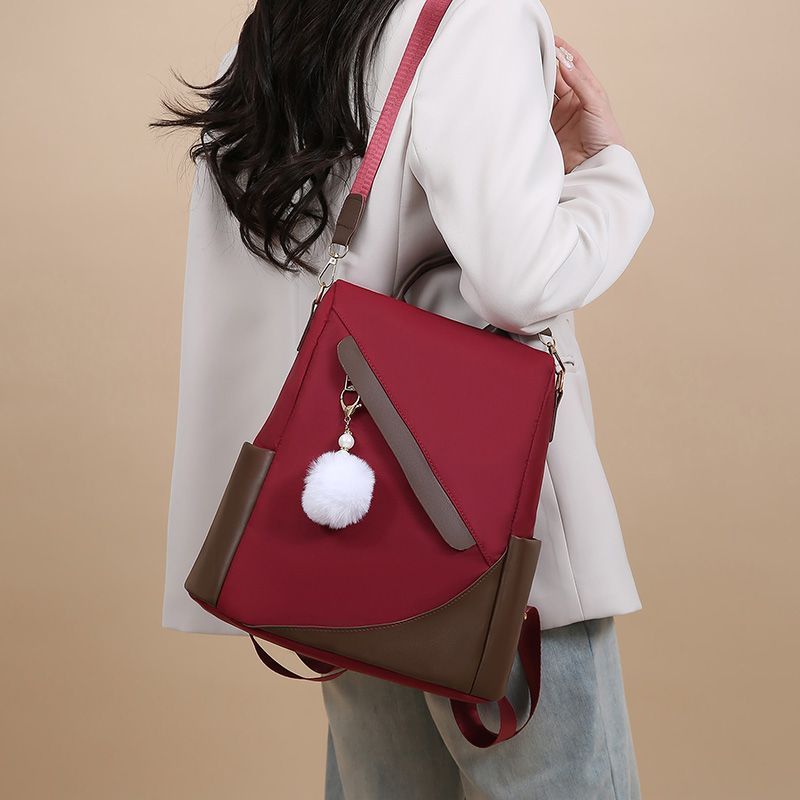 Women's Fashion Oxford Cloth Versatile Large Capacity Backpacks
