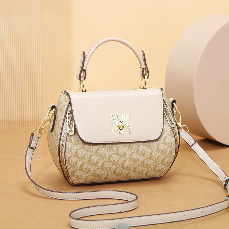 Women's Textured Apple Simple Elegant Large Capacity Bags