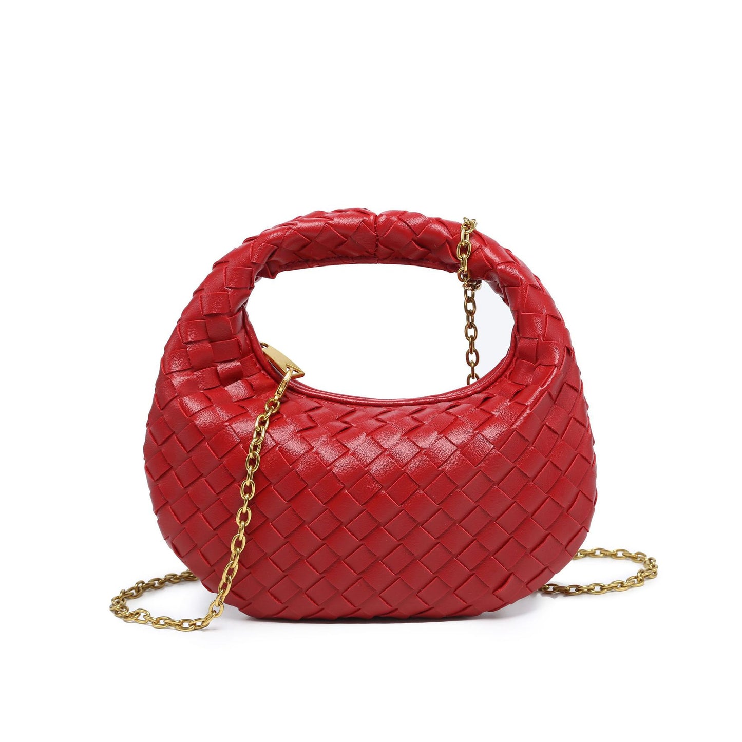 Women's Fashion Solid Color Simple Trend Woven Women's Messenger Bag