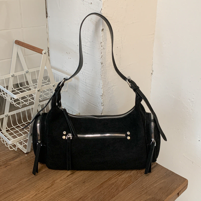 Retro Pocket Hot Motorcycle Sense Fashion Trend Tote Bag