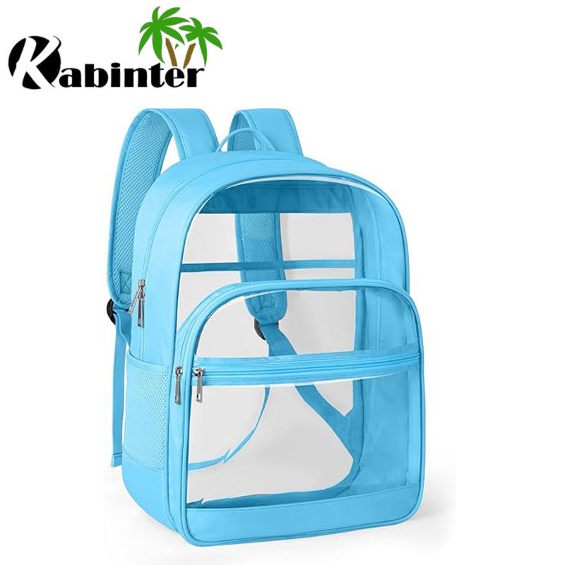 Cool Transparent Portable Large Capacity Simple Backpacks
