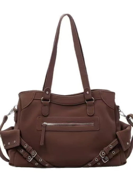 Women's Locomotive Style Suede Summer Fashion Retro Women's Messenger Bag