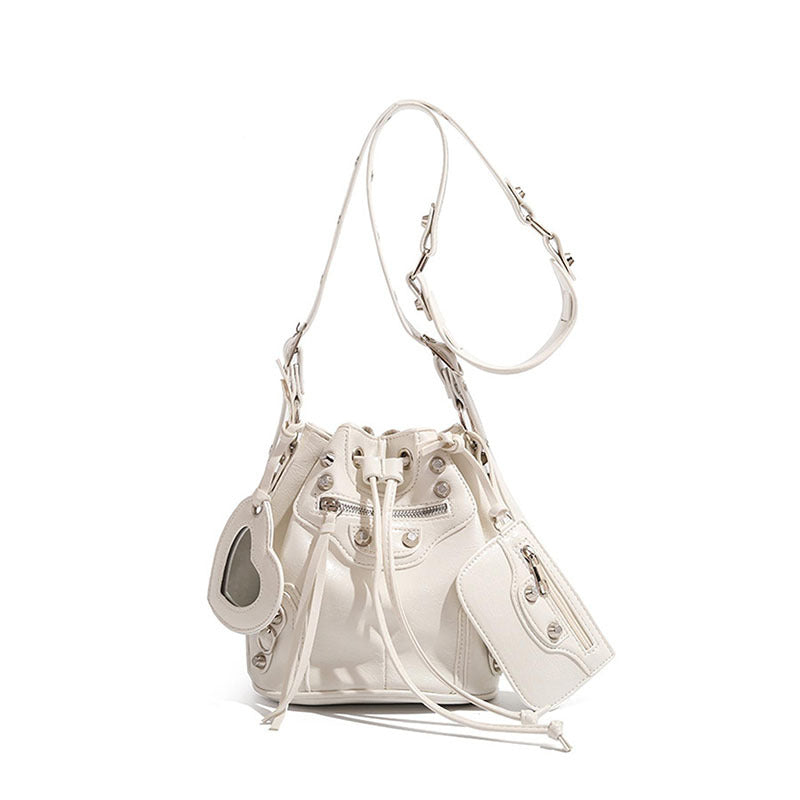Women's Design High-grade Retro Punk Hot Rivet Women's Messenger Bag