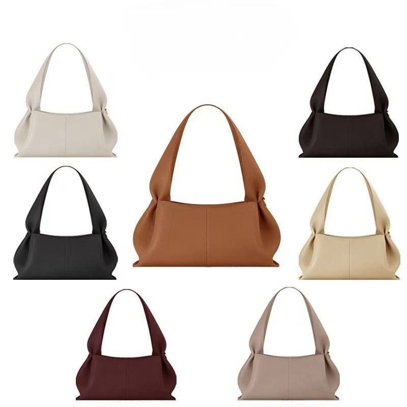 Elegant Casual Durable Genuine Leather Female Women's Shoulder Bag