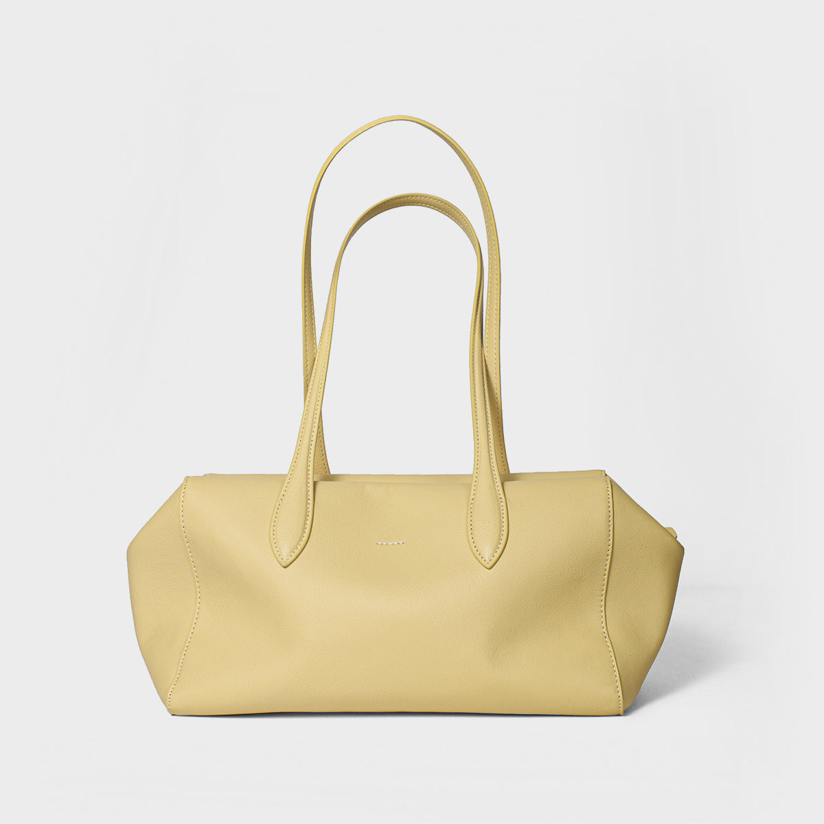 Women's Niche Boston Bowling Pillow Commuter Leather Women's Shoulder Bag