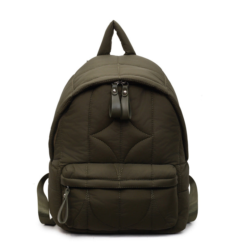 Women's Embroidery Thread Cotton Filling Commute Leisure Backpacks