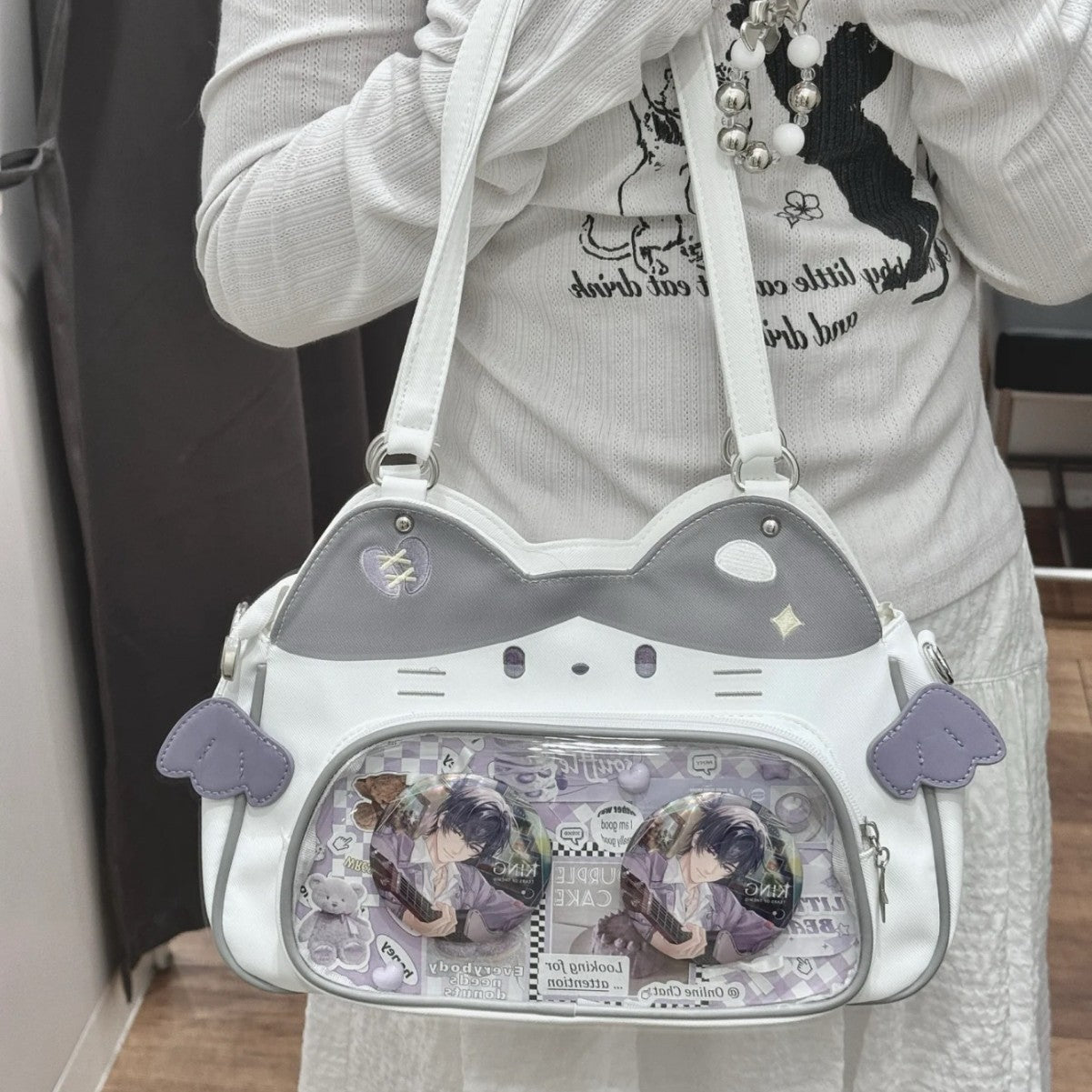 Two-dimensional Snack Volume Millet Bar Cartoon Backpacks