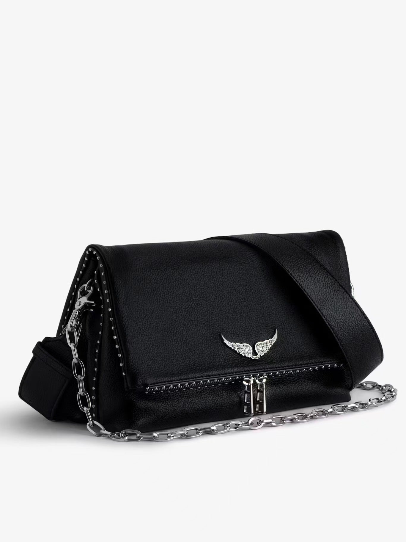Women's French Fashion Diamond Wings Chain Envelope Shoulder Bags