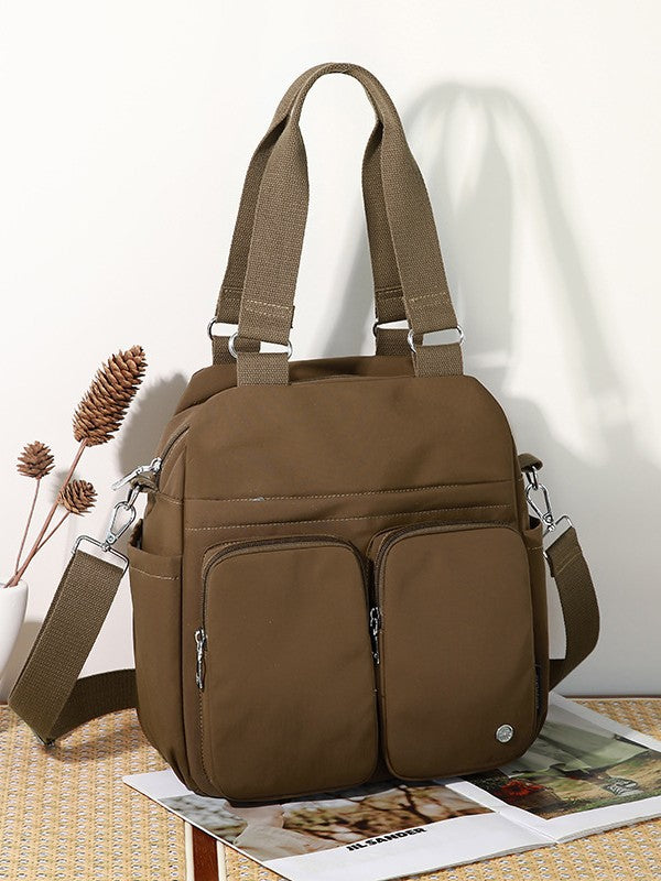 Style Simple Zipper Fashion Korean Large Women's Messenger Bag