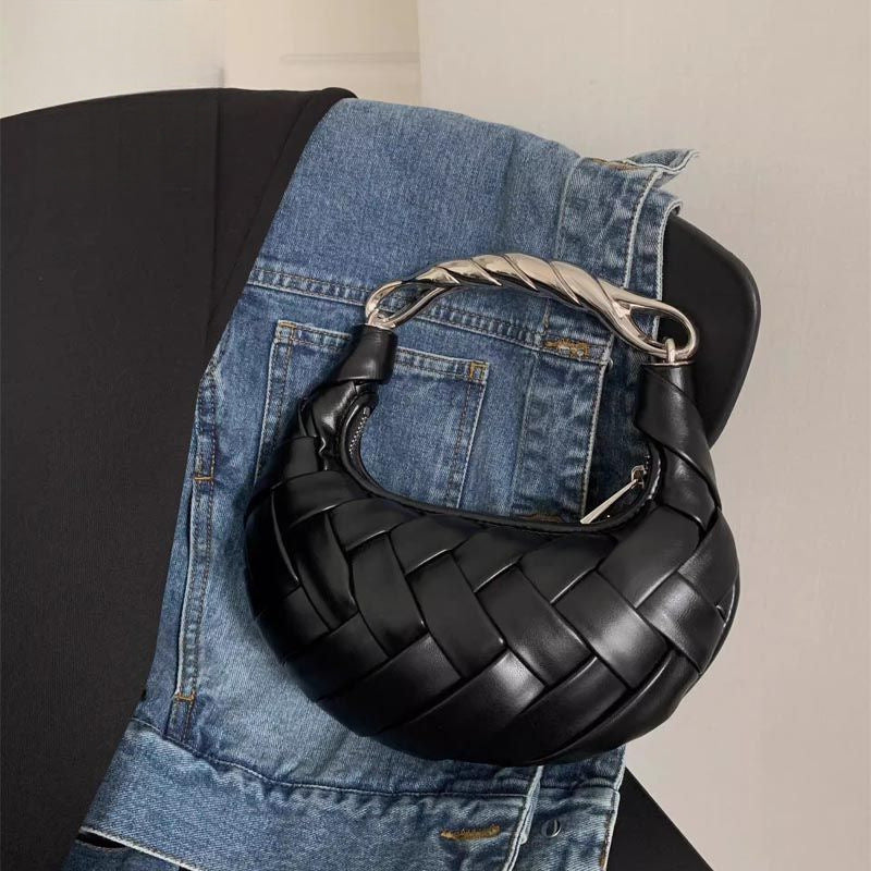 Women's Knitting Versatile Light Luxury Minority Fashion Exquisite Women's Messenger Bag
