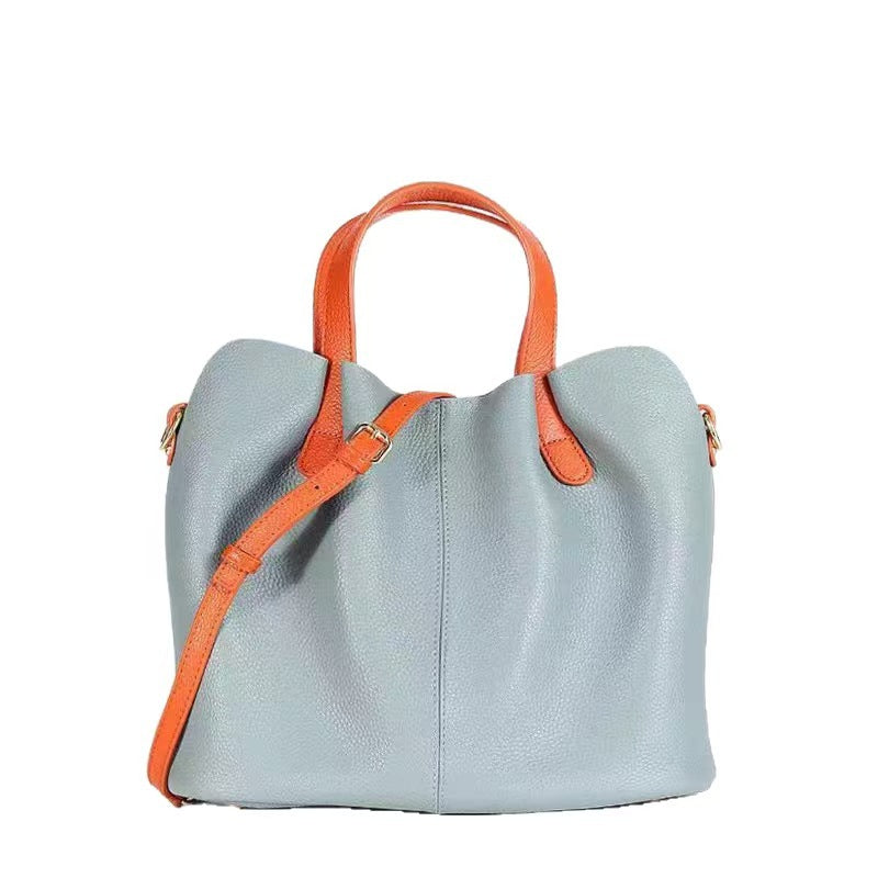 Fashion Large Capacity Niche High-grade Contrast Color Trendy Women's Messenger Bag
