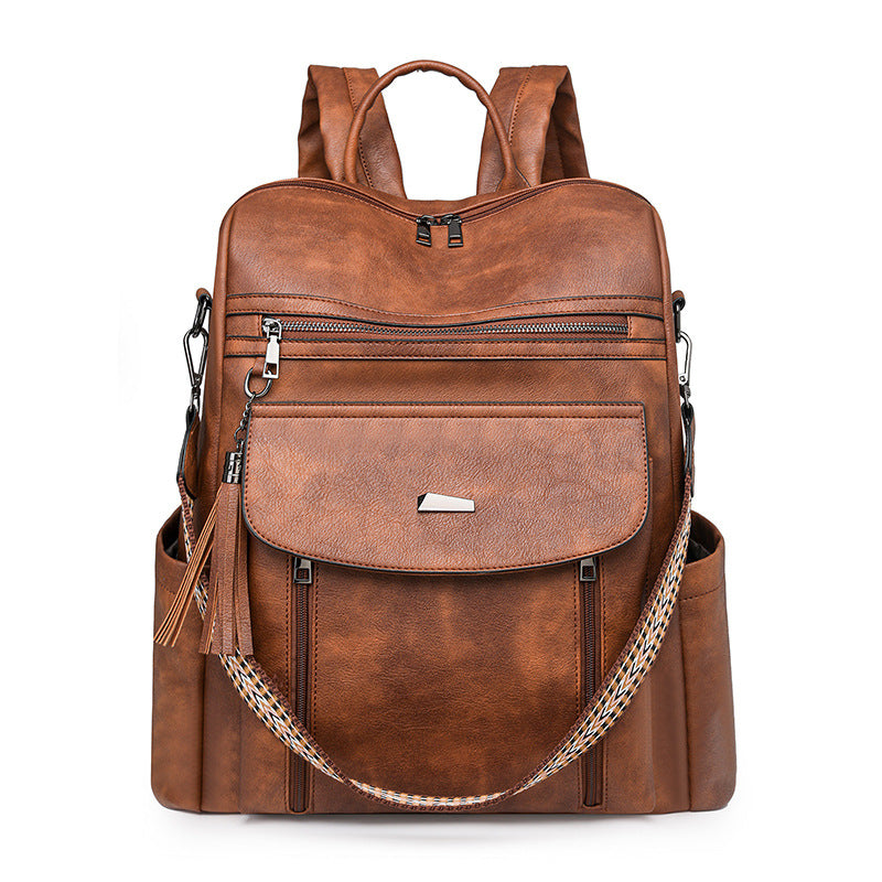 Women's Spring Fashion Retro Lady's Large Capacity Women's Backpack