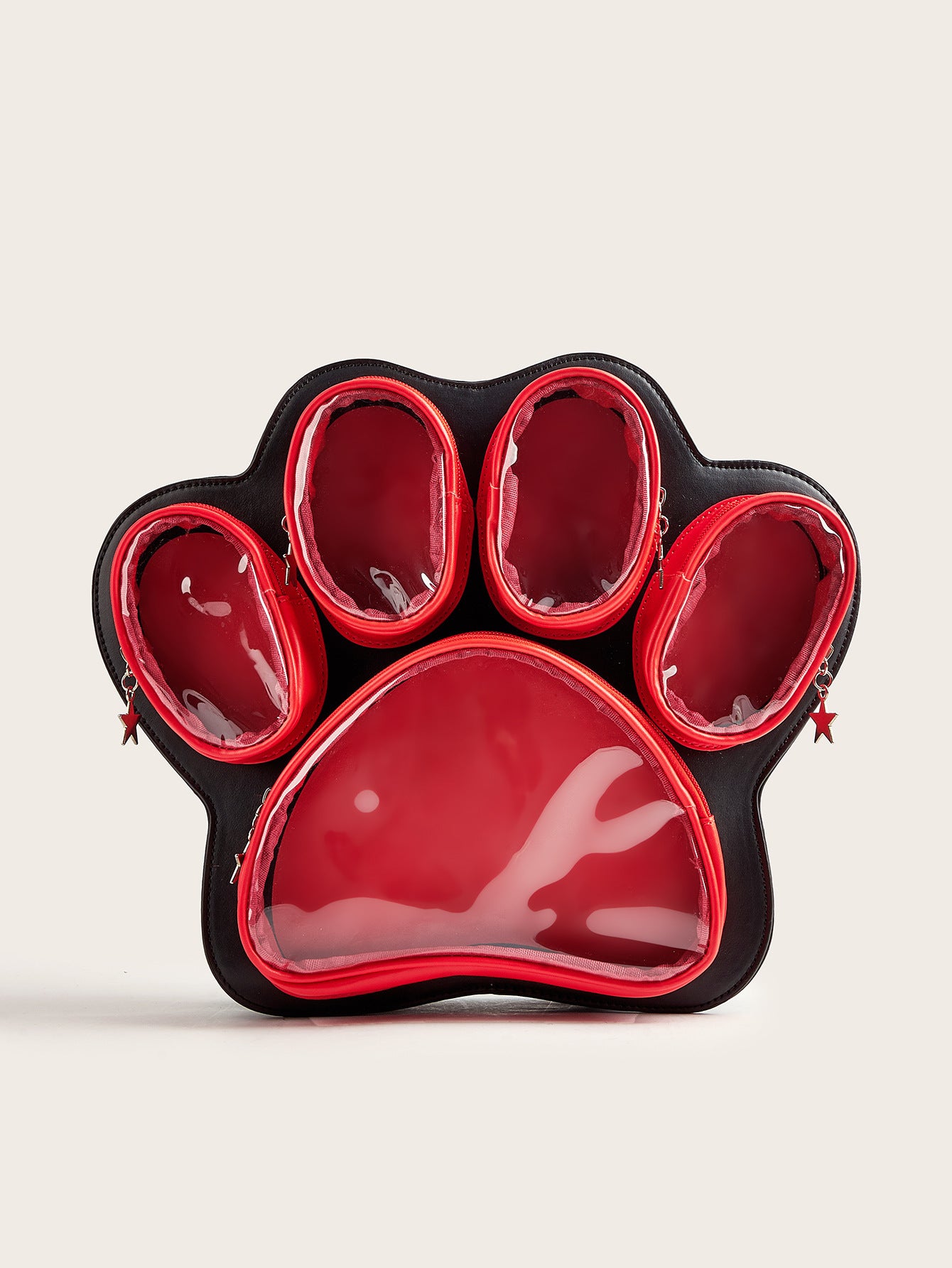 Cat Paw Cute Cartoon Western Style Large Backpacks