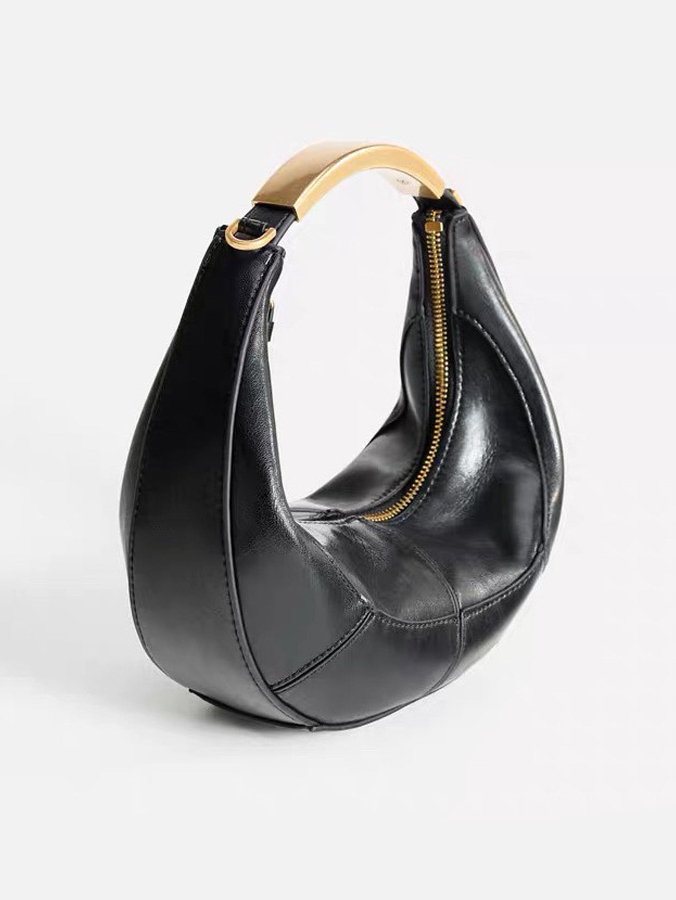 Retro Moon Stitching Design Metal Portable Handle
