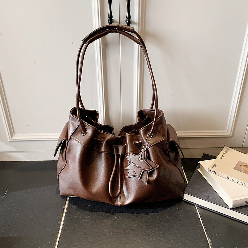 Color High Fashion Retro Textured Western Style Tote Bag