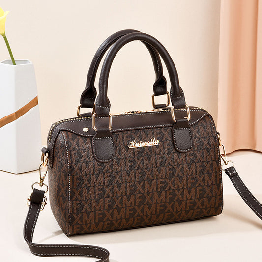 Women's Korean Style Printed Simple Elegant Pillow Personalized Unit Women's Handbag