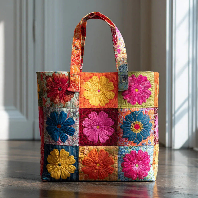 Printing Quilted Commute Leisure Cotton Jacket Tote Bag