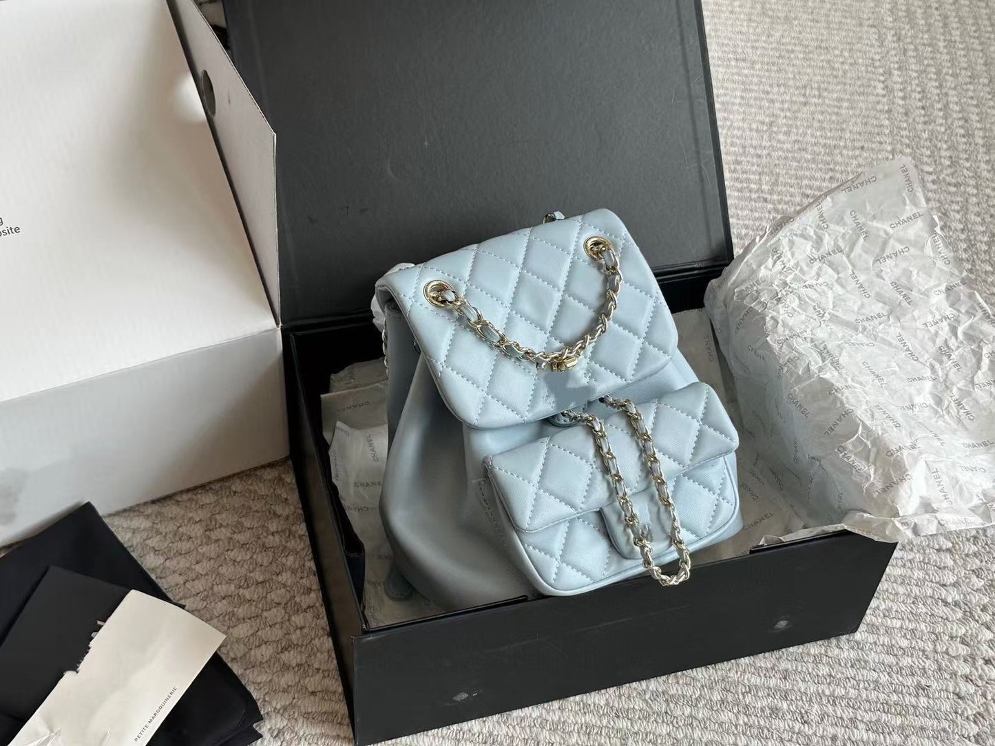 Style High-grade Sheepskin Pattern Fashion One Can Be Portable With Women's Backpack