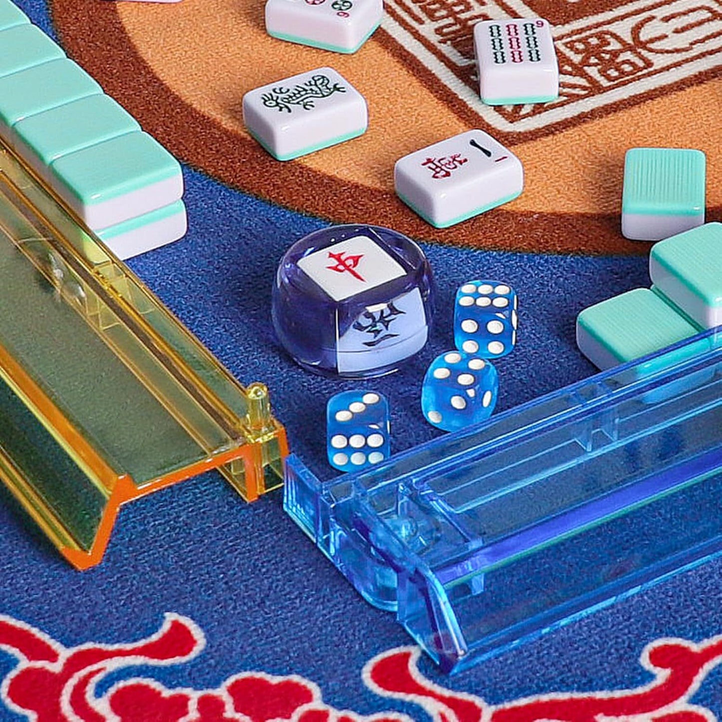 Mahjong Set Storage Portable Wash Large Makeup Bag