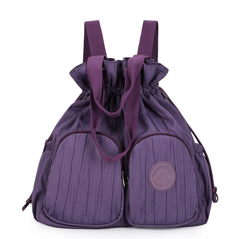 Women's Design Leisure Lightweight Drawstring Large Capacity Women's Backpack