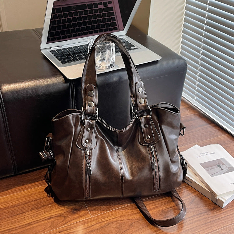 Women's Large Capacity High-grade Light Luxury Minority Tote Bag