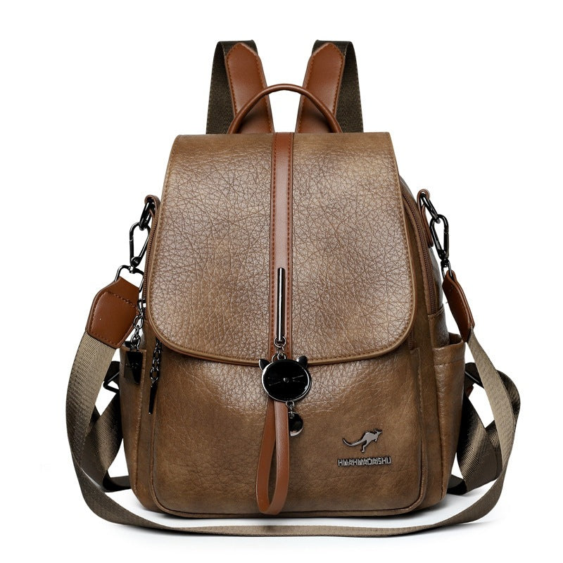Beautiful Innovative Women's Soft Leather Lightweight Backpacks