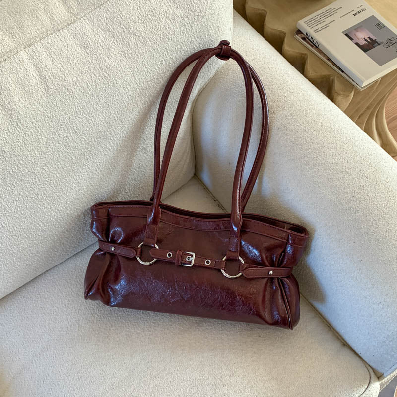 Women's Simple Fashion Personality High-grade Underarm Tote Bags