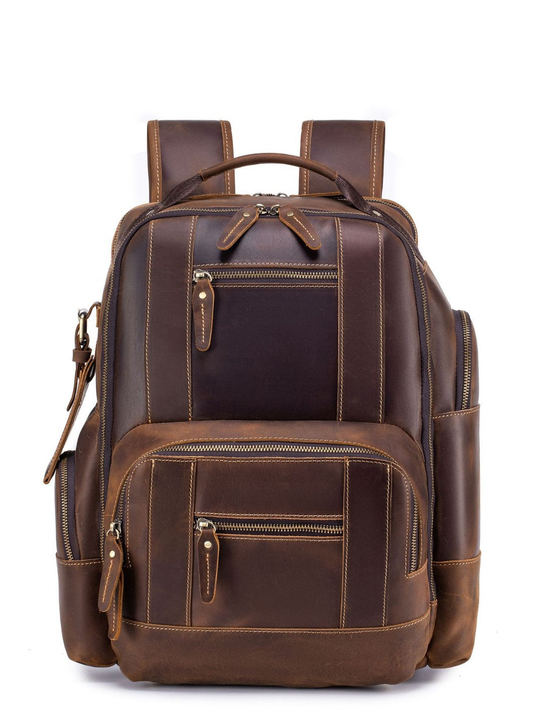 Men's Horse Leather First Layer Cowhide High-grade Commuter Bags