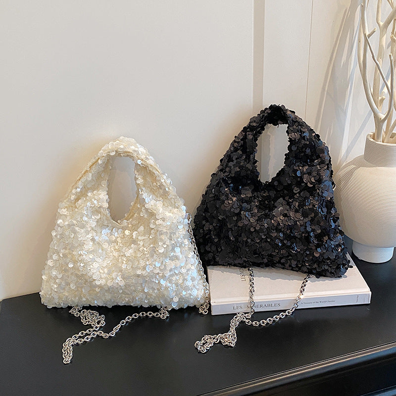 Women's Trendy Wild Elegant Sequins High-grade Handbags