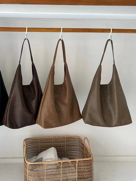 Women's Large Capacity Korean High-grade Trendy Commute Tote Bags