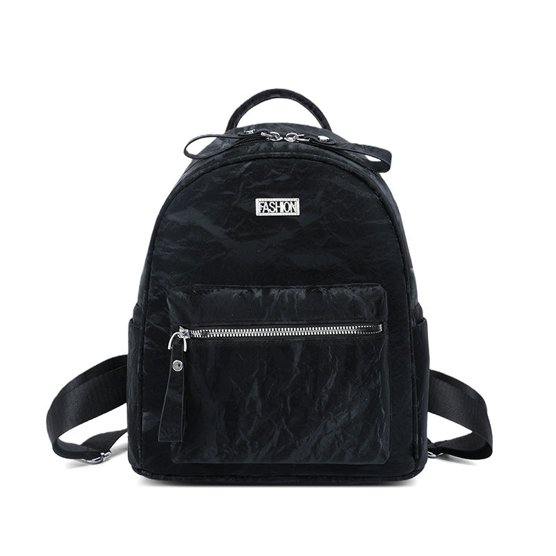 National Style Imitation Fabric Female Trend Leisure Backpacks