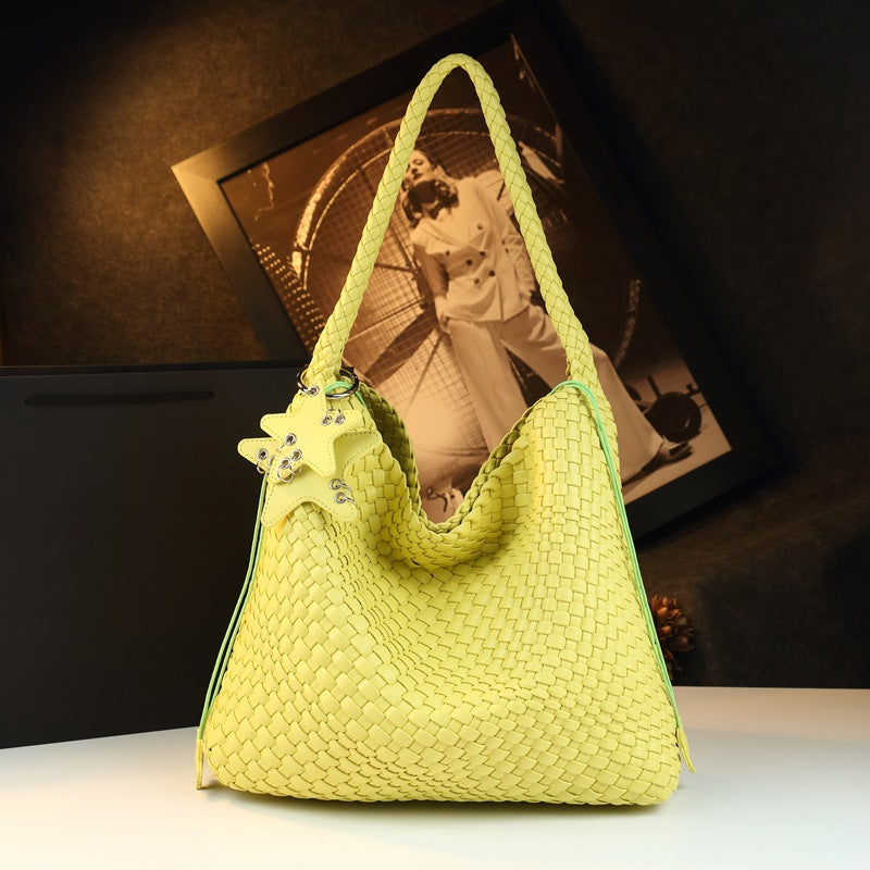 Women's Big Fashion Genuine Leather Trend Underarm Large Capacity Women's Handbag