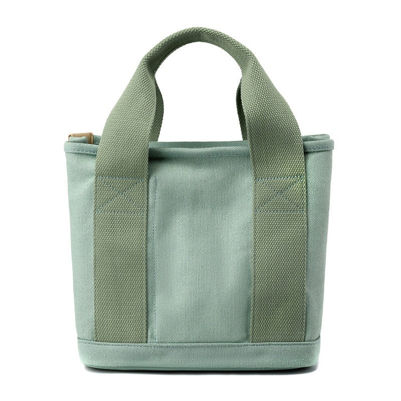 Portable Thick Niche Zipper Simple Mobile Bags