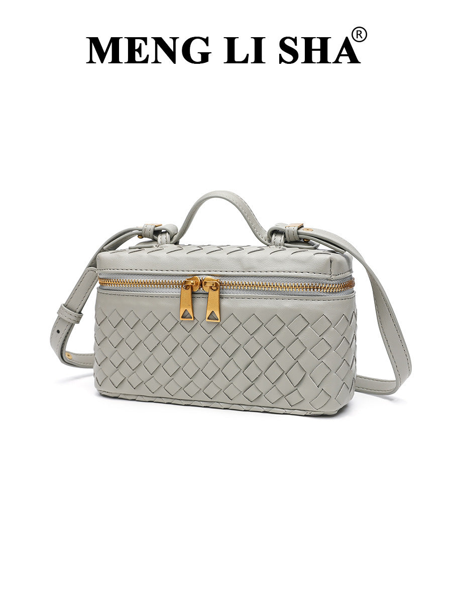 Women's Style Fashion Box Simple Versatile Retro Handmade Women's Handbag
