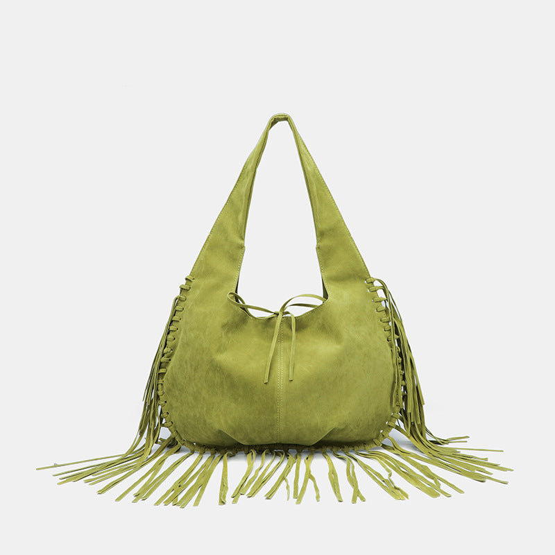 Vacation Seaside Holiday Summer Beach Tassel Tote Bag