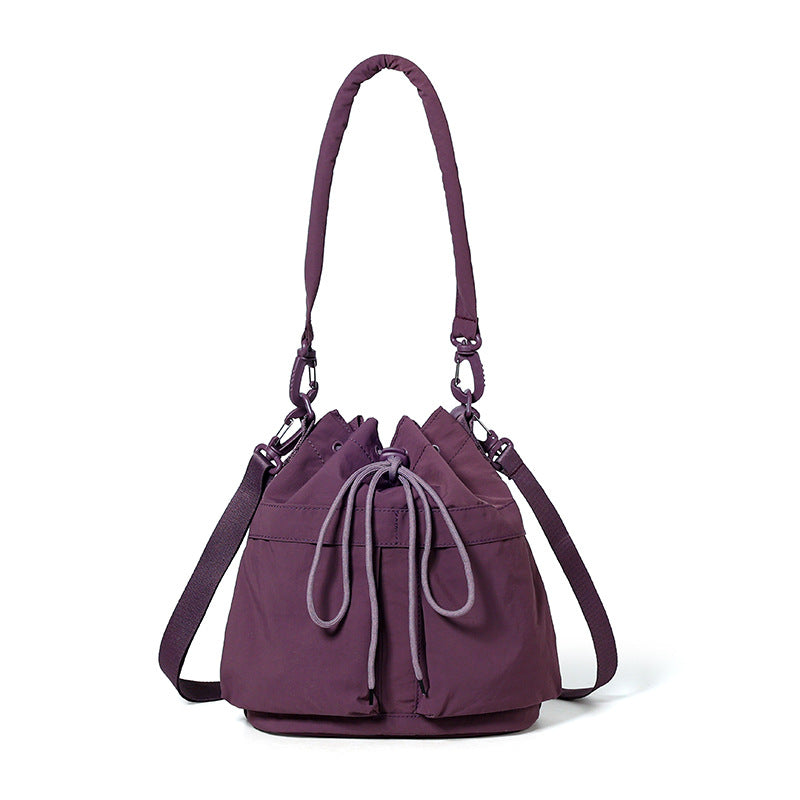 Women's Drawstring Portable Simple Large Capacity Women's Messenger Bag