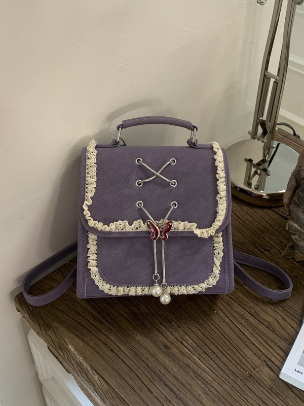 Women's Good-looking Simple Fashion Portable Korean Commuter College Backpacks