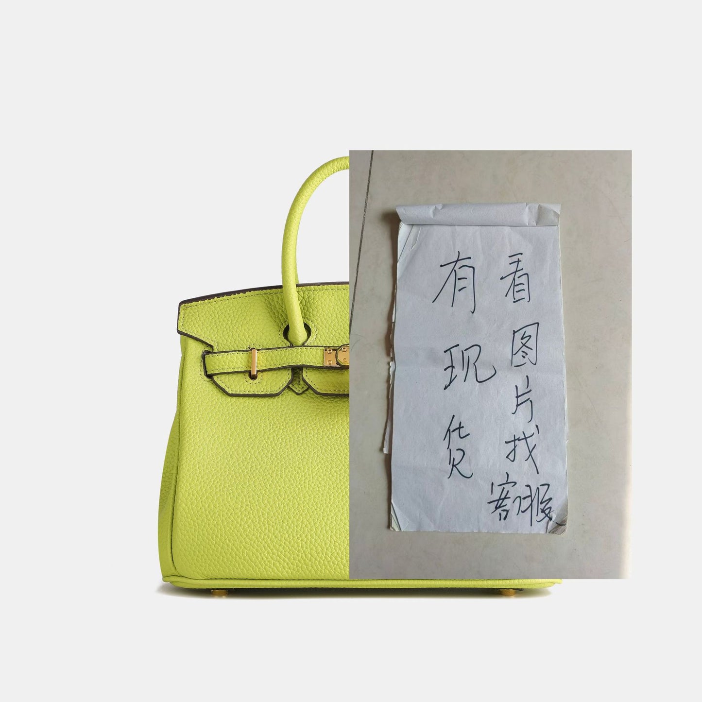 Trendy Lychee Pattern Portable Commuter Female Gold Women's Handbag