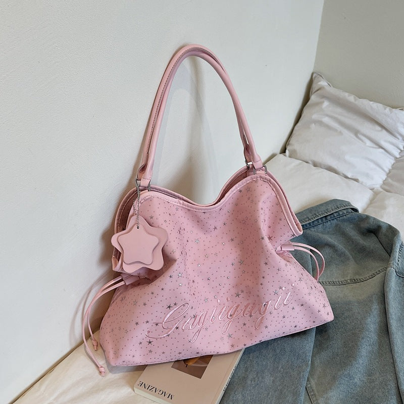 Women's Feeling Tong Large Capacity College Out Women's Shoulder Bag