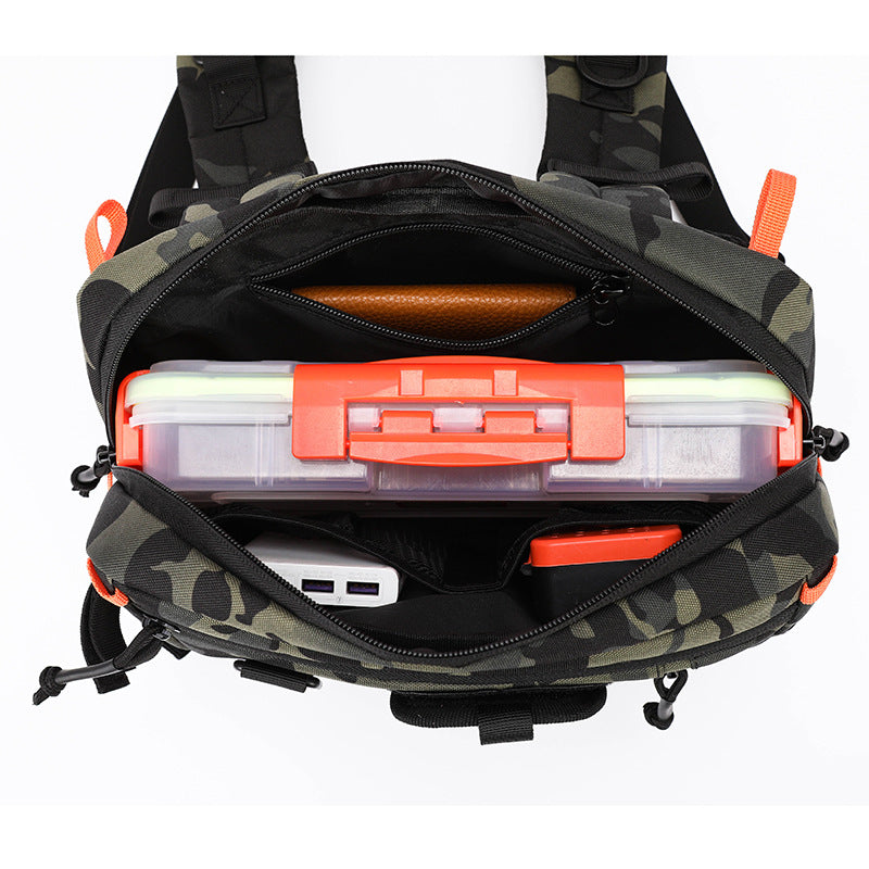 Multifunctional Cross-country Running Pouch Portable Hiking Cycling Vest Lure Sports Backpack