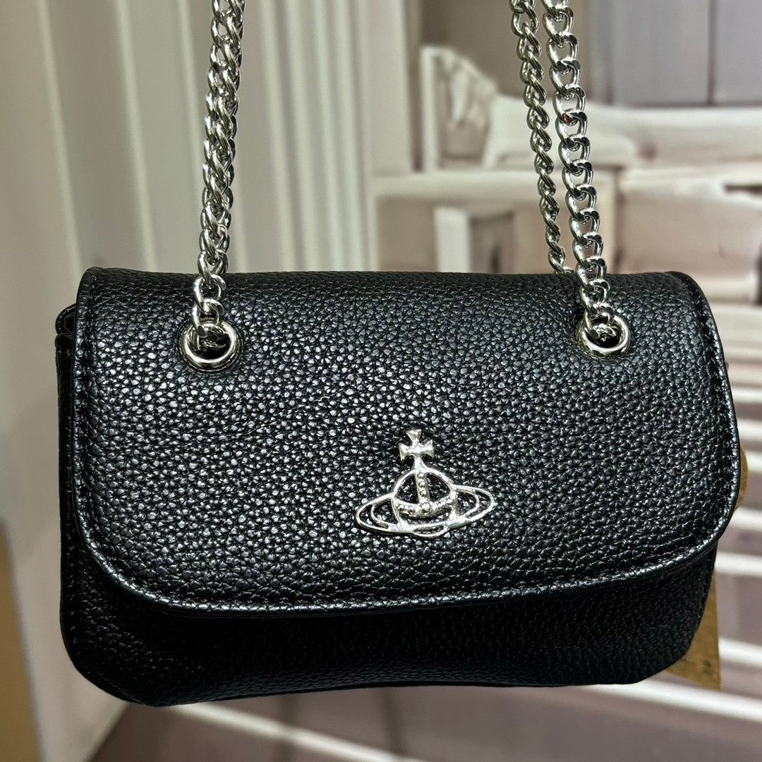 Unique Saturn Crocodile Pattern Chain Design Bags