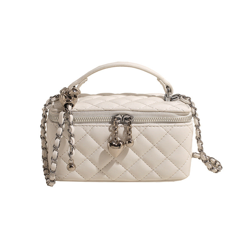 Women's High-grade Classic Style Spring Single Fashion Rhombus Bucket Bag