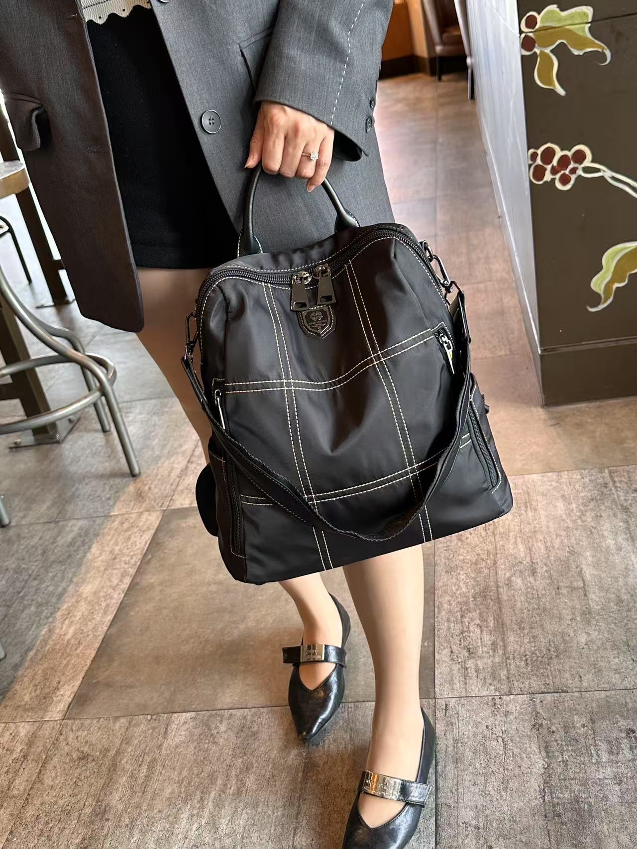 Women's Fashion Family Oxford Cloth Mummy Stitching Bags