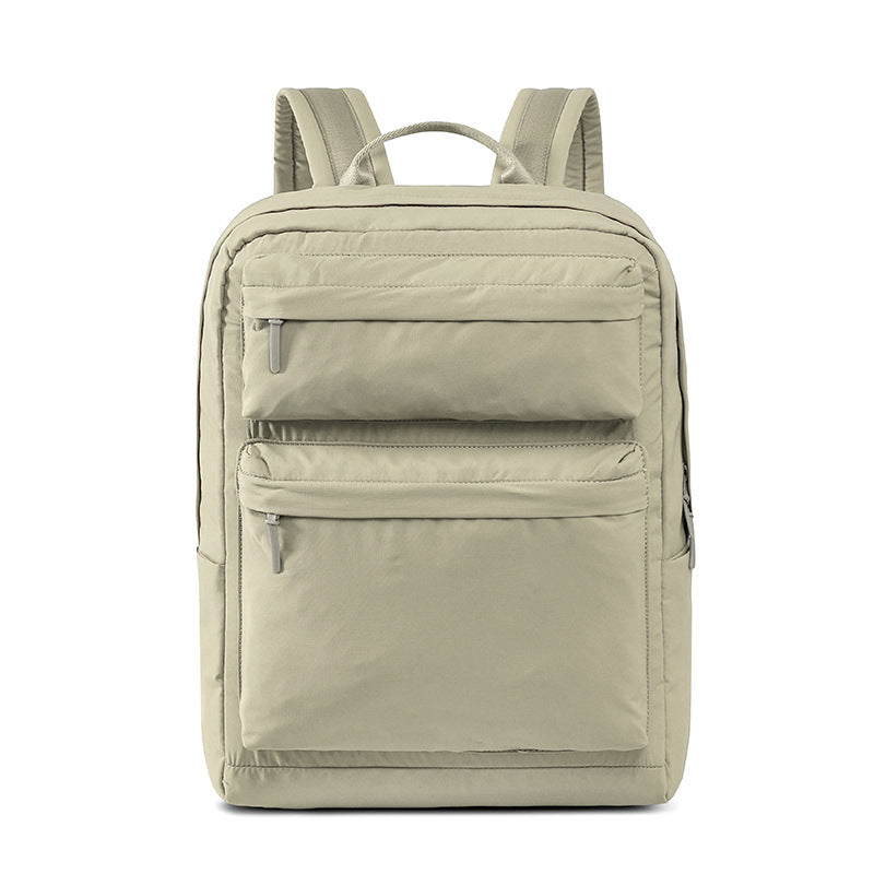 Capacity Pleated Solid Color Campus Computer Simple Junior Bags