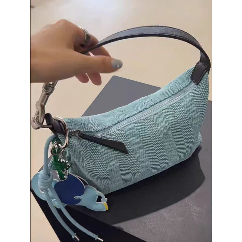 Summer High-grade Simple Fashion Patchwork Commuter Women's Shoulder Bag