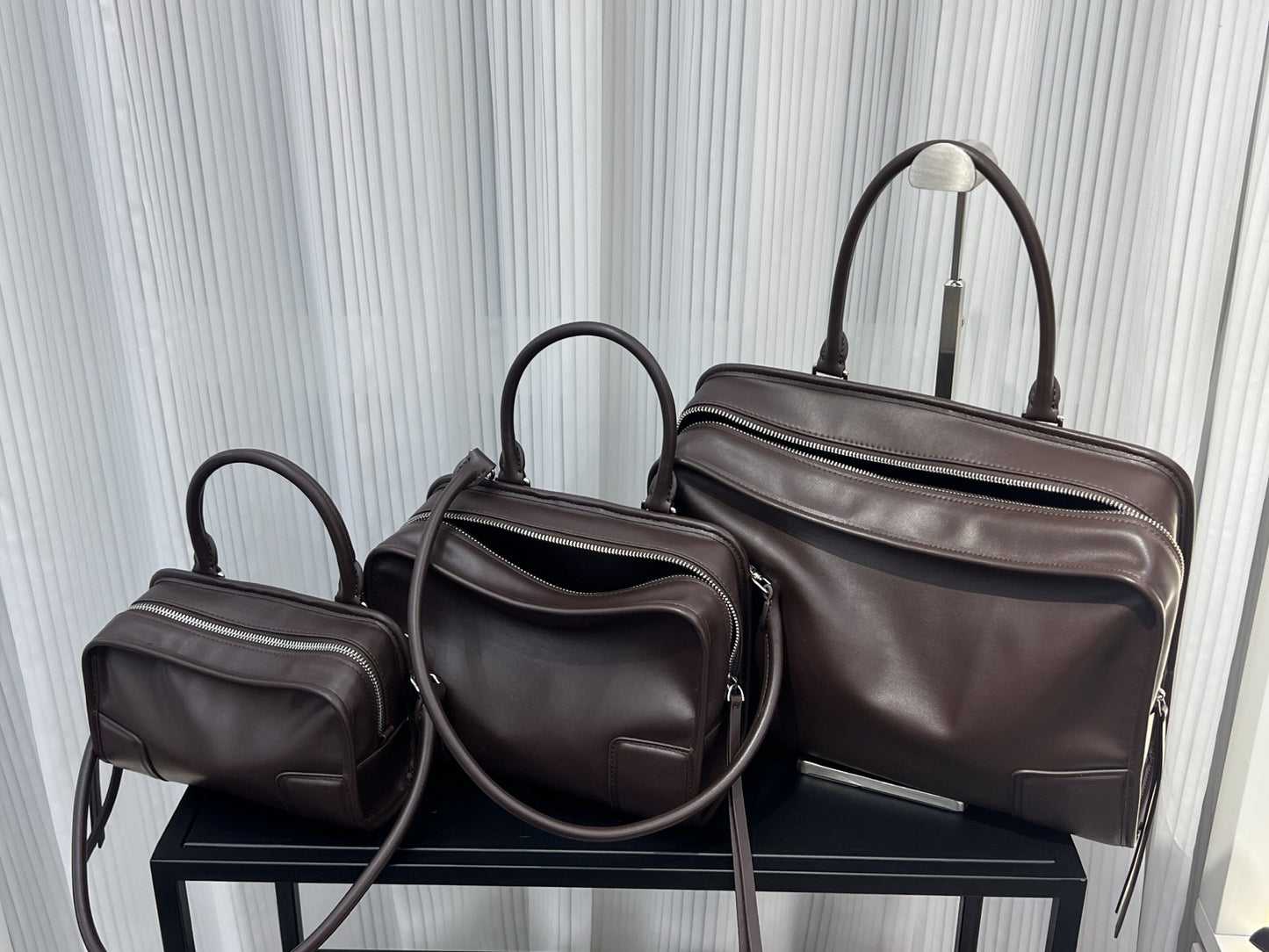 Unique Bowling Leather Large Capacity Fashion Bags