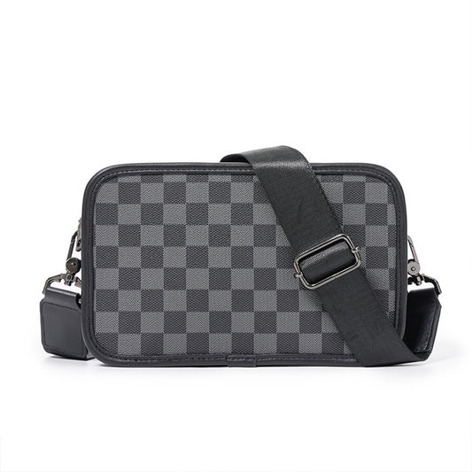 Men's Korean Street Trendy Horizontal Green Men's Shoulder Bags
